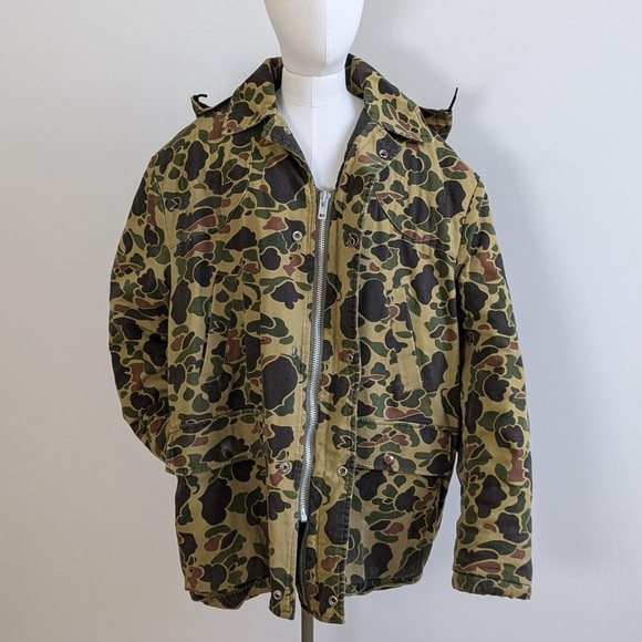 Vintage Frog skin camo print Jacket Made by Golden Bay - Picture 3 of 8